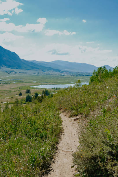 istock Footpath leading towards Mount Crested Butte in Colorado 1568042750