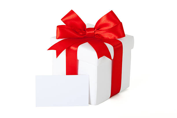 istock gift box with red ribbon and teg 156805094