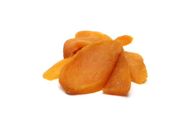 istock Dried sweet potato isolated on a white background. 1568090034