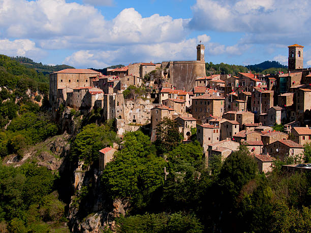 istock Ancient Sorano town. Italy 156811278