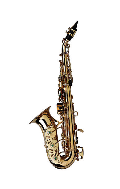 istock saxophone isolated under the white background ( Clipping path ) 156811369