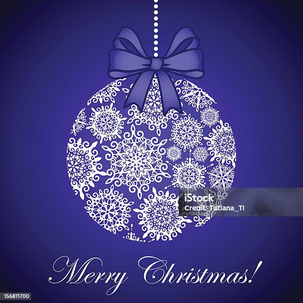 Christmasball Stock Illustration - Download Image Now - Beauty, Blue, Celebration