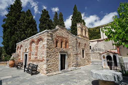 Eastern Orthodox Monastery Panagia Kera Kardiotissa in Kera, Crete, Greece