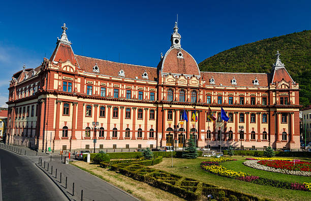 istock Brasov, neobaroque administration building. Romania 156815453