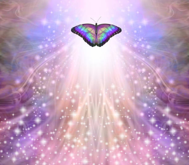 istock Spiritual Butterfly Holistic message memo background 1568159121