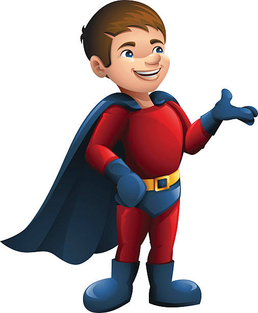 Superboy Stock Illustration - Download Image Now - Child, Superhero, Heroes  - iStock