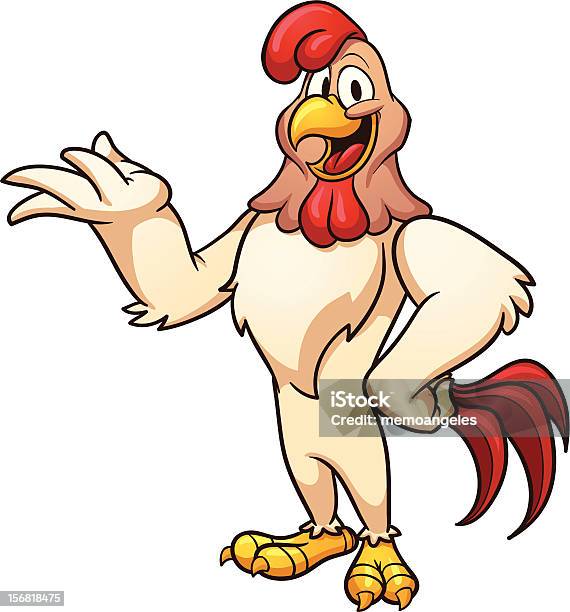 Cartoon Rooster Stock Illustration - Download Image Now - Cartoon, Chicken - Bird, Rooster