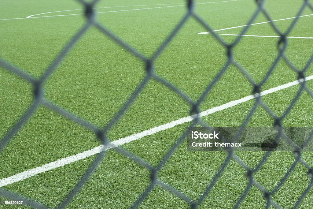 Fio de rede com Campo de Futebol Americano - Royalty-free Fotografia - Imagem Foto de stock