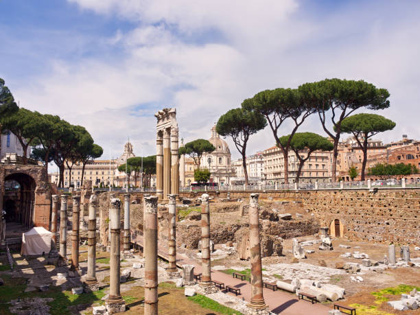 istock Roman Forum in sunny day, Rome, Italy 1568249130