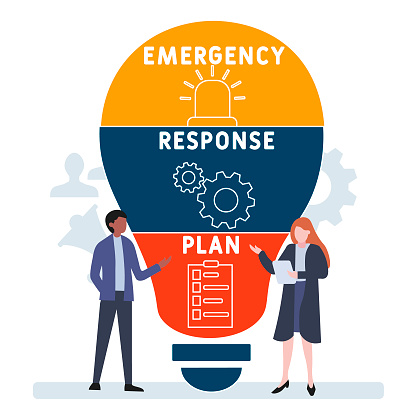 Emergency Response Program Erp Emergency Response Plan Stock Illustration - Download Image Now ...