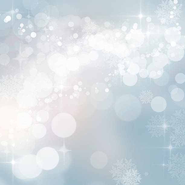 istock Twinkling Christmas winter party bokeh lights background 156834496