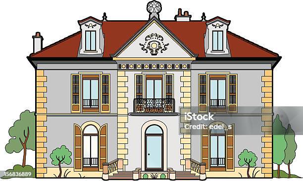 Kleine Castle Stock Vektor Art und mehr Bilder von Architektur - Architektur, Herrenhaus, Illustration