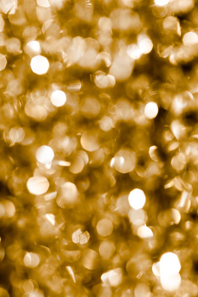 Gold Bokeh Light stock photo