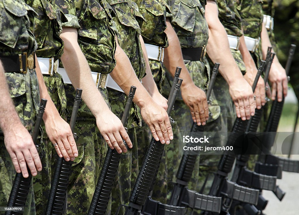 drill militare - Foto stock royalty-free di Canada