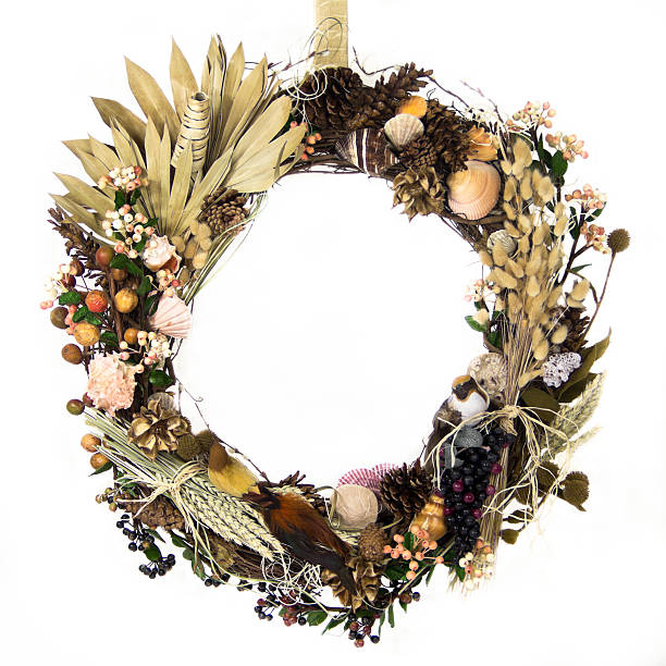 istock Field, Forest and Ocean Harvest Wreath 156841852