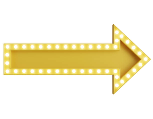 istock 3d render of yellow billboard with light bulb,with isolated background. 1568459023