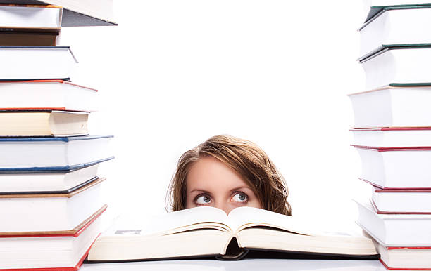 istock Isolated young female student 156846971
