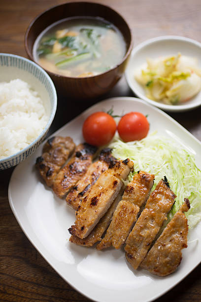istock Japanese style Pork chop Misoyaki (grilled pork with miso) 156847513