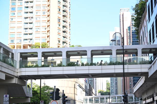 Pedestrian Bridge in Tsuen wan, hong kong - 07/22/2023 17:09:33 +0000.