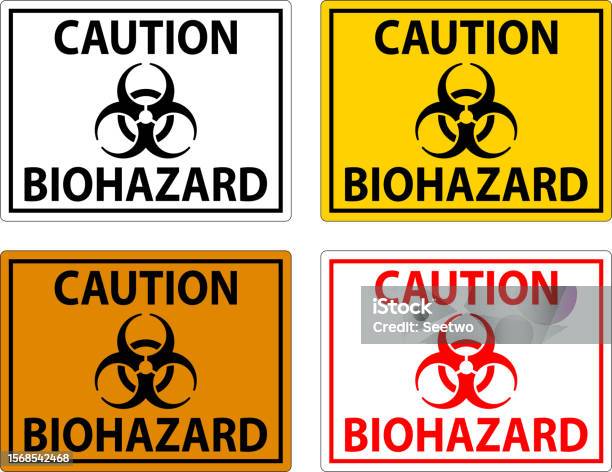 Fda Biohazard Sign Biohazard Sign Caution Biohazard Sign Stock Illustration - Download ...