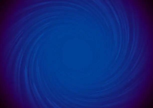 Vector illustration of Blue spiral abstract background