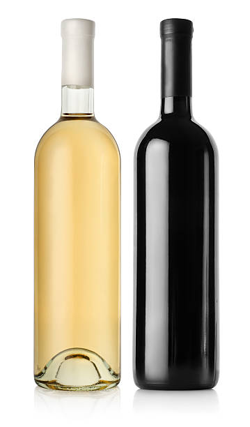 istock A bottle of red and white wine 156858487