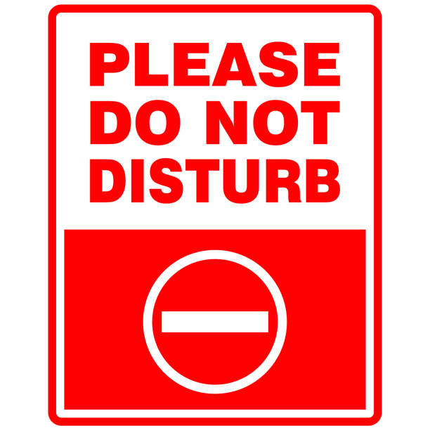 thumbnail image 2 of Do Not Disturb Mailbox Sticker - 12cm X 9cm Plastic Decal (Made In France) 2 of 5