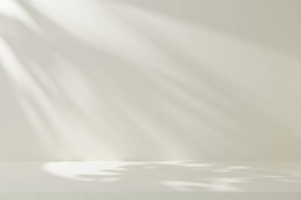istock Abstract background, mock up scene. Ray light and shadow on the wall and floor. Studio for product display. 3D rendering 1568622792