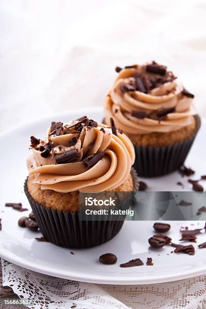 Coffee Cupcakes Stock Photo - Download Image Now - Baked Pastry Item, Chocolate, Coffee - Drink