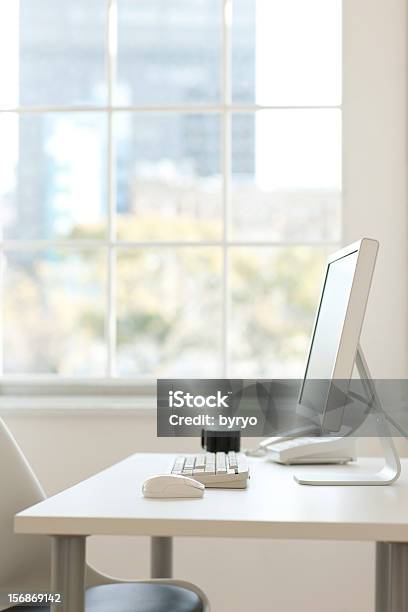 Office Desk Stock Photo - Download Image Now - Business, Chair, Coffee Cup