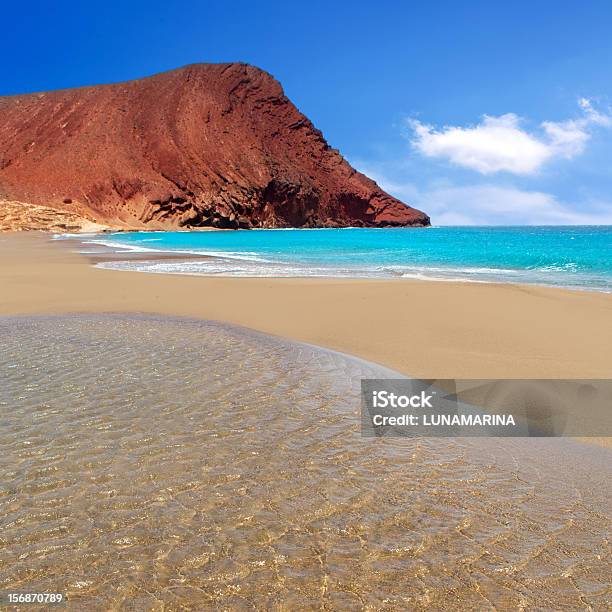 Beach Playa De La Tejita In Tenerife Stock Photo - Download Image Now - Tenerife, South, Beach