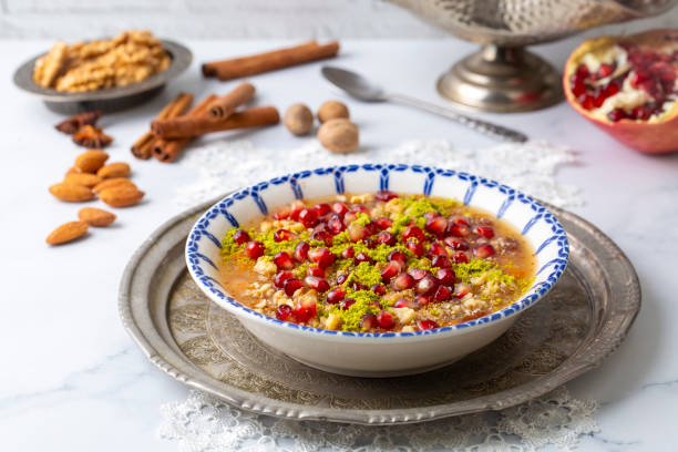 istock Traditional delicious Turkish dessert; Ashura (Asure) 1568745222