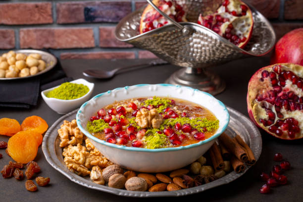 istock Traditional delicious Turkish dessert; Ashura (Asure) 1568748494