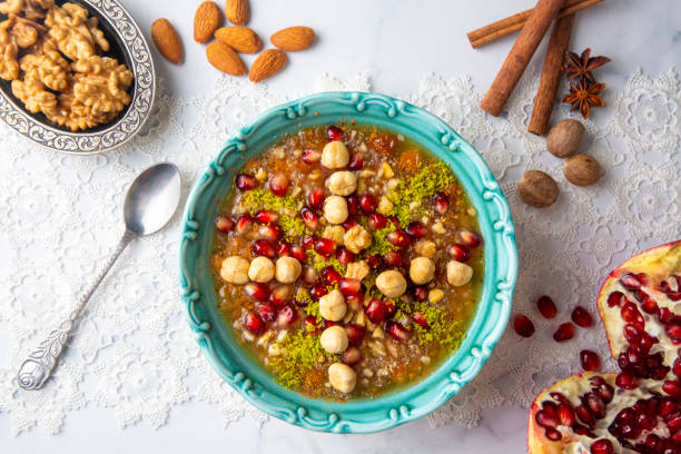 istock Traditional delicious Turkish dessert; Ashura (Asure) 1568748495