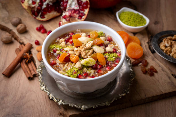 istock Traditional delicious Turkish dessert; Ashura (Asure) 1568759150