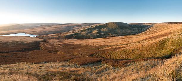 Yorkshire Moorland Panorama - foto stock