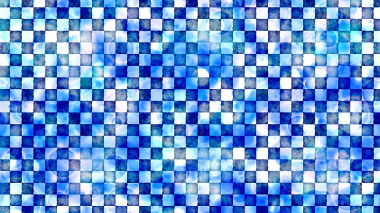 Background with the image of pool water. I incorporate a lattice pattern into the picture.