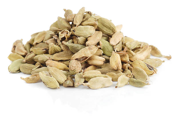 istock Cardamom isolated on white background 156878926