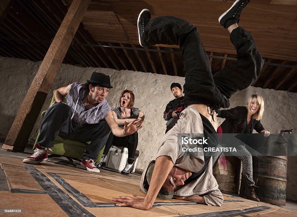 Freestyle Break Dancing - Foto de stock de Actuación - Representación libre de derechos