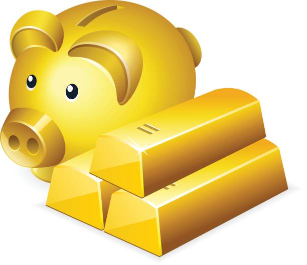 istock Piggy Bank and Goldbar 156883309