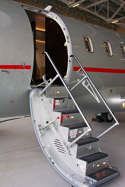 istock ladder in a private jet 156884550