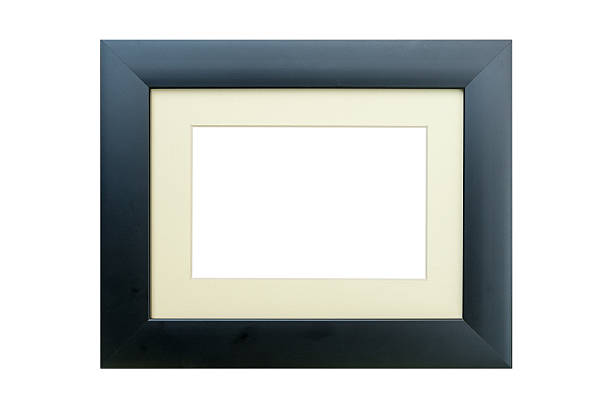 istock Black and cream wooden frame 156886439