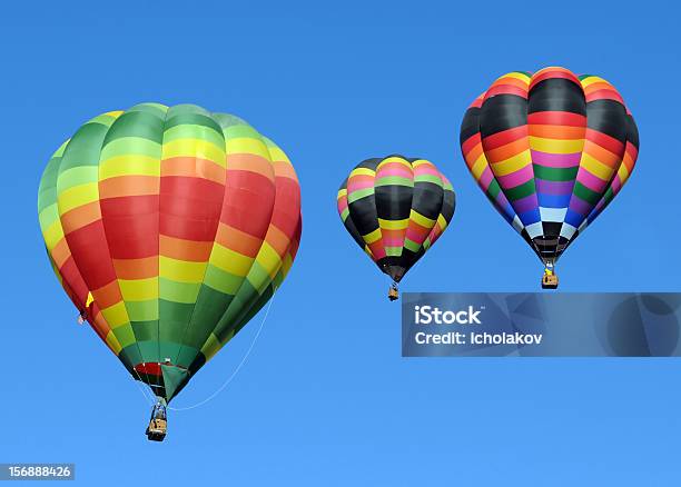 Colorful Hot Air Balloons Stock Photo - Download Image Now - Hot Air Balloon, Large, Adventure