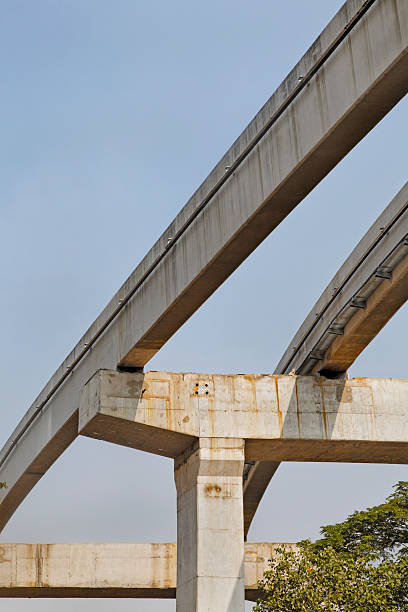 istock Monorail tracks Chembur Bombay 156890685
