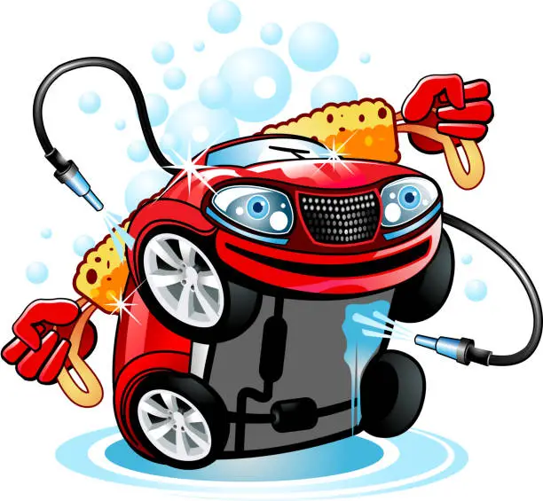 Vector illustration of Car Wash