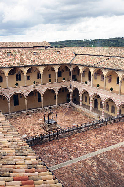 istock Cloister of St. Francesco Basilica. Assisi. 156893676