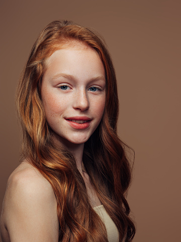 Beautiful teenager girl portrait