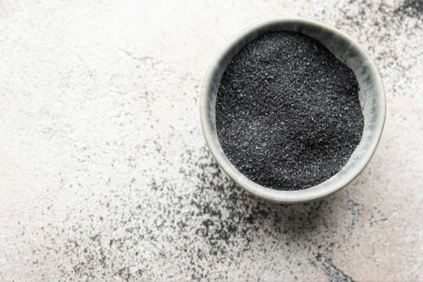 istock Hawaiian black  lava sea salt 1569054768