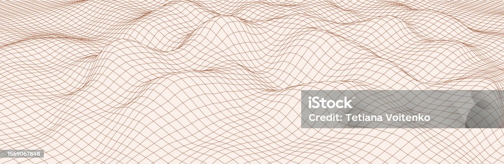 Mesh Sample Line Perspective Mesh Background Simple Lines On A White Background Vector ...