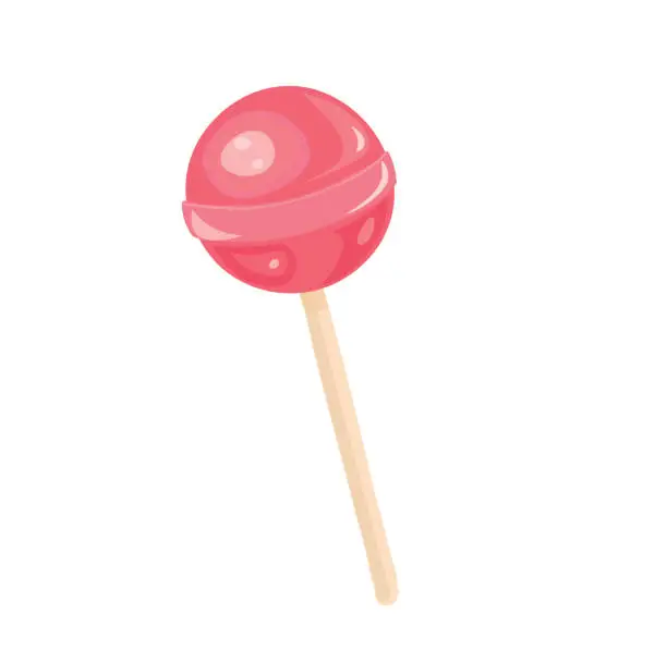 Vector illustration of Sweet lollipop vector